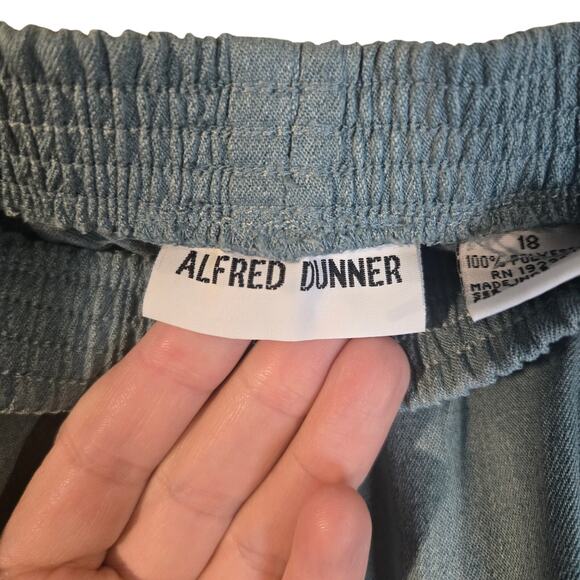 Alfred Dunner 18 Soft Blue-Gray Pants/Trousers [0411] - Picture 5 of 8